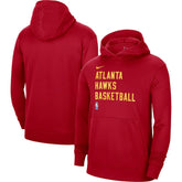 Atlanta Hawks Unisex 2023/24 Performance Spotlight On-Court Practice Pullover Hoodie New