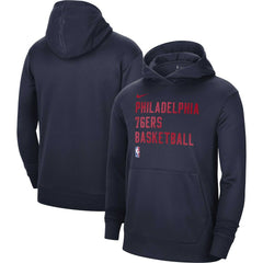 Philadelphia 76ers Unisex 2023/24 Performance Spotlight On-Court Practice Pullover Hoodie Outlet
