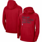Portland Trail Blazers Unisex 2023/24 Performance Spotlight On-Court Practice Pullover Hoodie Outlet