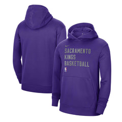 Sacramento Kings Unisex 2023/24 Performance Spotlight On-Court Practice Pullover Hoodie Outlet