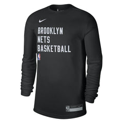 Brooklyn Nets Unisex 2023/24 Legend On-Court Practice Long Sleeve T-Shirt Online