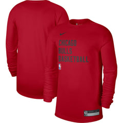 Chicago Bulls Unisex 2023/24 Legend On-Court Practice Long Sleeve T-Shirt sale Discount