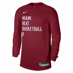 Miami Heat Unisex 2023/24 Legend On-Court Practice Long Sleeve T-Shirt On Sale