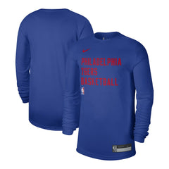 Philadelphia 76ers Unisex 2023/24 Legend On-Court Practice Long Sleeve T-Shirt Discount