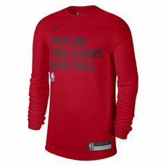Portland Trail Blazers Unisex 2023/24 Legend On-Court Practice Long Sleeve T-Shirt Outlet