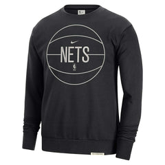 Brooklyn Nets 2023/24 Authentic Standard Issue Travel Performance Pullover Sweatshirt Online