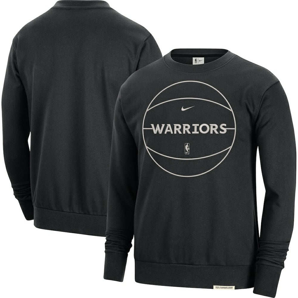 Golden State Warriors 2023/24 Authentic Standard Issue Travel Performance Pullover Sweatshirt sale New