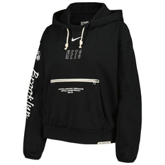 Brooklyn Nets Women's Courtside Standard Issue Performance Pullover Hoodie On Sale