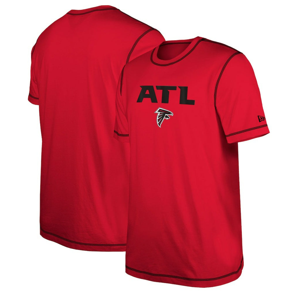 Atlanta Falcons New Era Third Down Puff Print T-Shirt