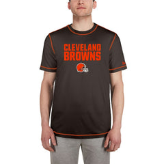 Cleveland Browns New Era Third Down Puff Print T-Shirt