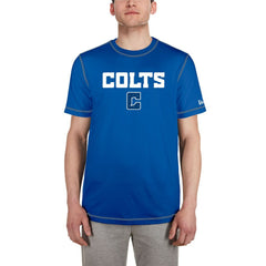 Indianapolis Colts New Era Third Down Puff Print T-Shirt