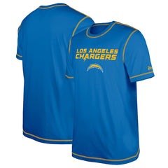 Los Angeles Chargers New Era Third Down Puff Print T-Shirt