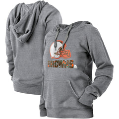 Cleveland Browns New Era Women's Floral Raglan Pullover Hoodie