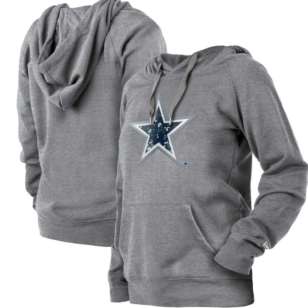 Dallas Cowboys New Era Women's Floral Raglan Pullover Hoodie