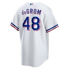 Jacob deGrom Texas Rangers Home Replica Player Jersey - White