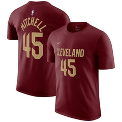 Donovan Mitchell Cleveland Cavaliers Icon 2022/23 Name & Number T-Shirt sale For Sale