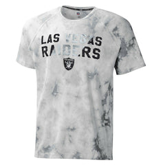 Las Vegas Raiders MSX by Michael Strahan Resolution Tie-Dye Raglan T-Shirt