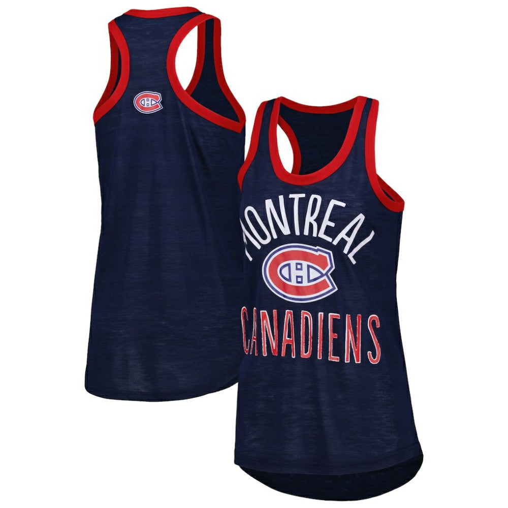 Montreal Canadiens G-III 4Her by Carl Banks Women's First Base Racerback Scoop Neck Tank Top For Sale