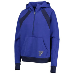 St. Louis Blues Starter Women's Wishbone Half-Zip Hoodie Discount
