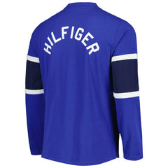 St. Louis Blues Tommy Hilfiger Walter Lace-Up Long Sleeve Top Online