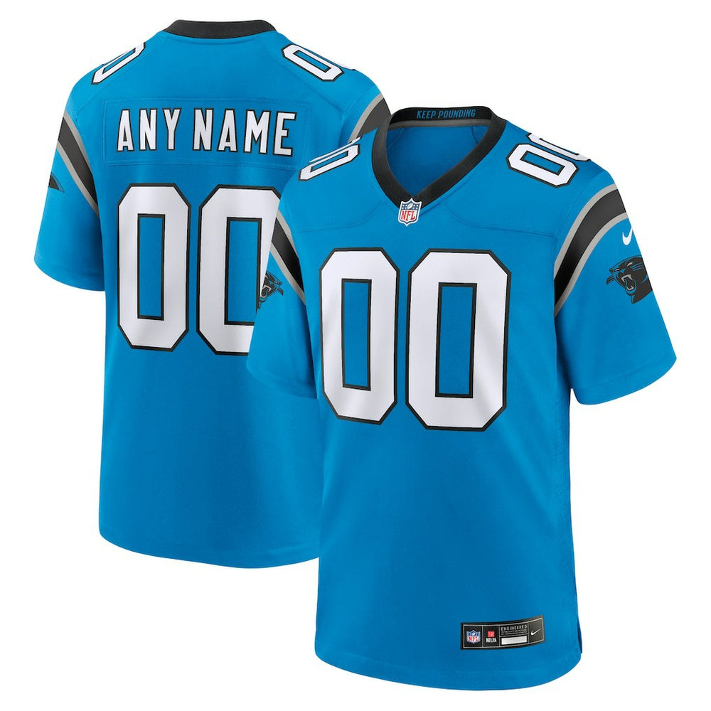 Carolina Panthers Nike Alternate Custom Game Jersey