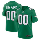 Philadelphia Eagles Nike Alternate Custom Game Jersey