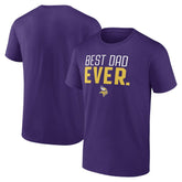 Minnesota Vikings Best Dad Ever Team T-Shirt