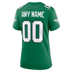 Philadelphia Eagles Nike Women's Alternate Custom Game Jersey