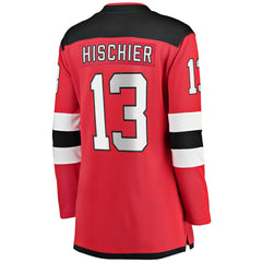 Nico Hischier New Jersey Devils Fanatics Women's Captain Patch Home Breakaway Jersey Online