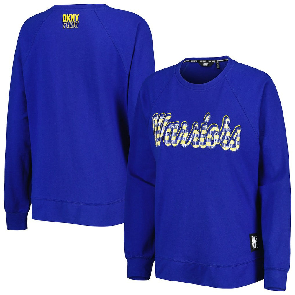 Golden State Warriors DKNY Sport Women's Regina Raglan Pullover Sweatshirt sale Outlet