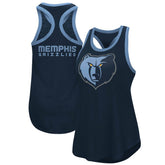 Memphis Grizzlies G-III 4Her by Carl Banks Women's Showdown Scoop-Neck Racerback Tank Top On Sale