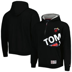 Miami Heat Tommy Jeans Bernard Half-Zip Hoodie Discount