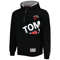 Miami Heat Tommy Jeans Bernard Half-Zip Hoodie Discount
