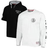 Brooklyn Nets Tommy Jeans Matthew 2-In-1 T-Shirt & Hoodie Combo Set For Sale