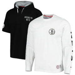 Brooklyn Nets Tommy Jeans Matthew 2-In-1 T-Shirt & Hoodie Combo Set For Sale
