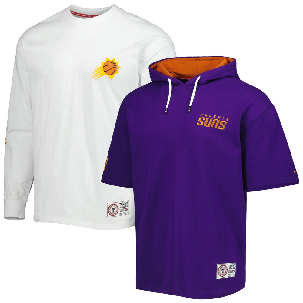 Phoenix Suns Tommy Jeans Matthew 2 In 1 T-Shirt & Hoodie Combo Set For Sale