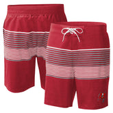Tampa Bay Buccaneers G-III Sports by Carl Banks Coastline Volley Swim Shorts