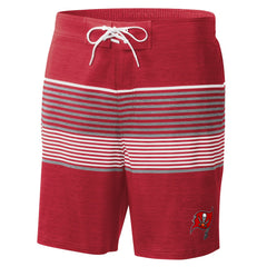 Tampa Bay Buccaneers G-III Sports by Carl Banks Coastline Volley Swim Shorts