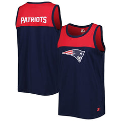 New England Patriots Starter Logo Touchdown Fashion Tank Top