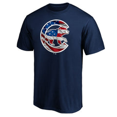 Chicago Cubs Team Banner Wave T-Shirt | MLB New