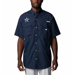 Dallas Cowboys Columbia Bonehead Team Button-Up Shirt