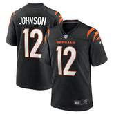 Cincinnati Bengals Nike Tyron Johnson Home Game Player Jersey