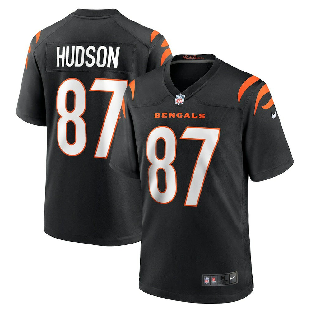 Cincinnati Bengals Nike Tanner Hudson Home Game Player Jersey