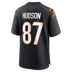 Cincinnati Bengals Nike Tanner Hudson Home Game Player Jersey