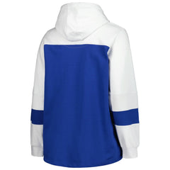 Los Angeles Dodgers Women's Plus Size Colorblock Pullover Hoodie | MLB Sale
