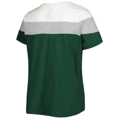 Athletics Women's Plus Size Colorblock T-Shirt | MLB Outlet