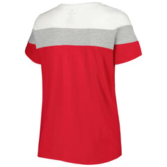 St. Louis Cardinals Women's Plus Size Colorblock T-Shirt | MLB Outlet