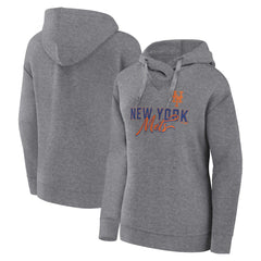 Profile New York Mets Women's Plus Size Pullover Hoodie | MLB Sale