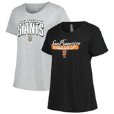 San Francisco Giants Profile Women's Plus Size T-Shirt Combo Pack | MLB Near me