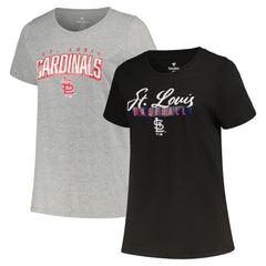 St. Louis Cardinals Profile Women's Plus Size T-Shirt Combo Pack | MLB Outlet